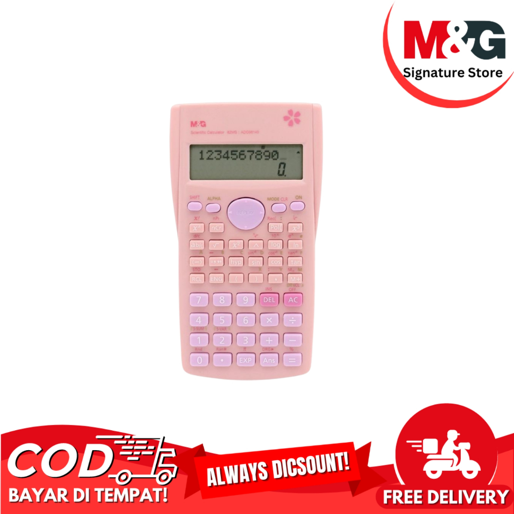 

Scientific Calculator M&G Sakura Time Kalkulator Lucu 240 Fungsi #ADG98149