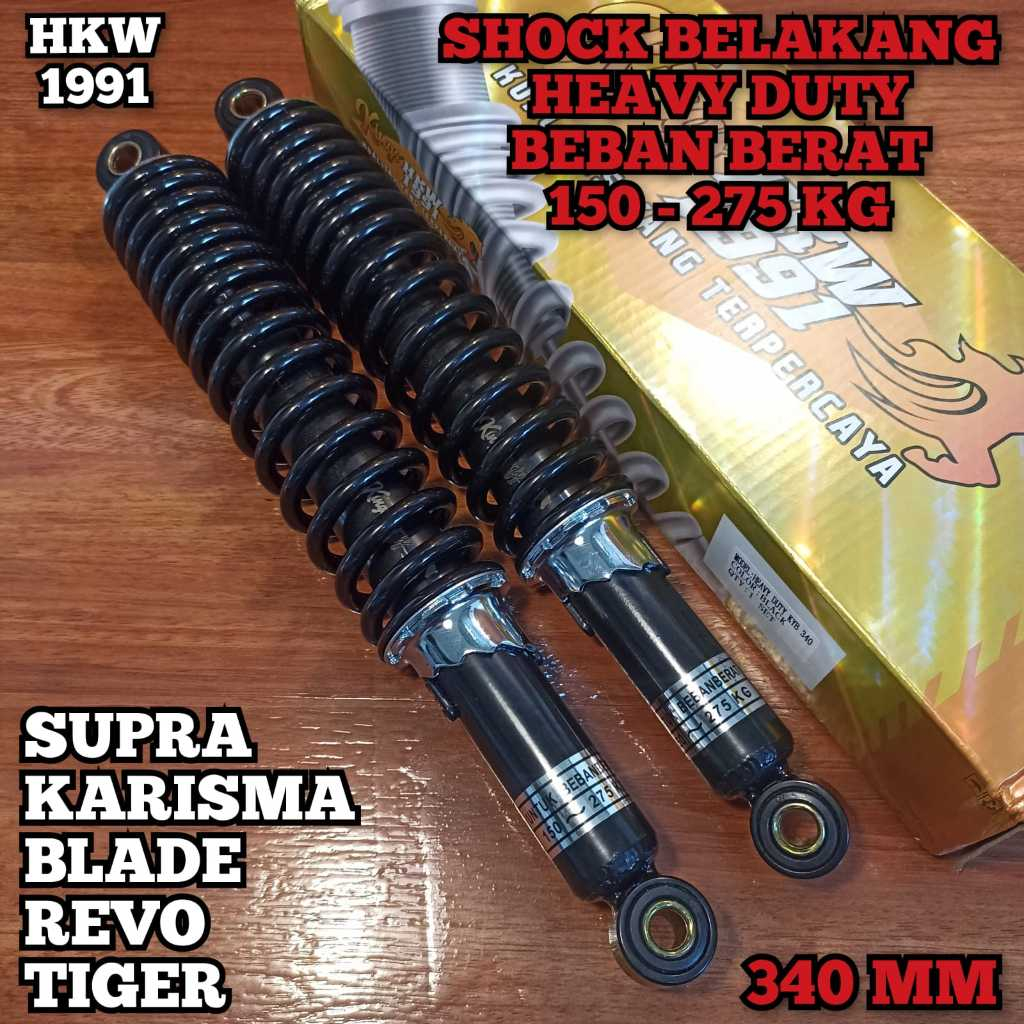SHOCK BELAKANG BEBAN BERAT 340 MM SUPRA/KARISMA/BLADE/REVO MODEL KYB - HKW 1991