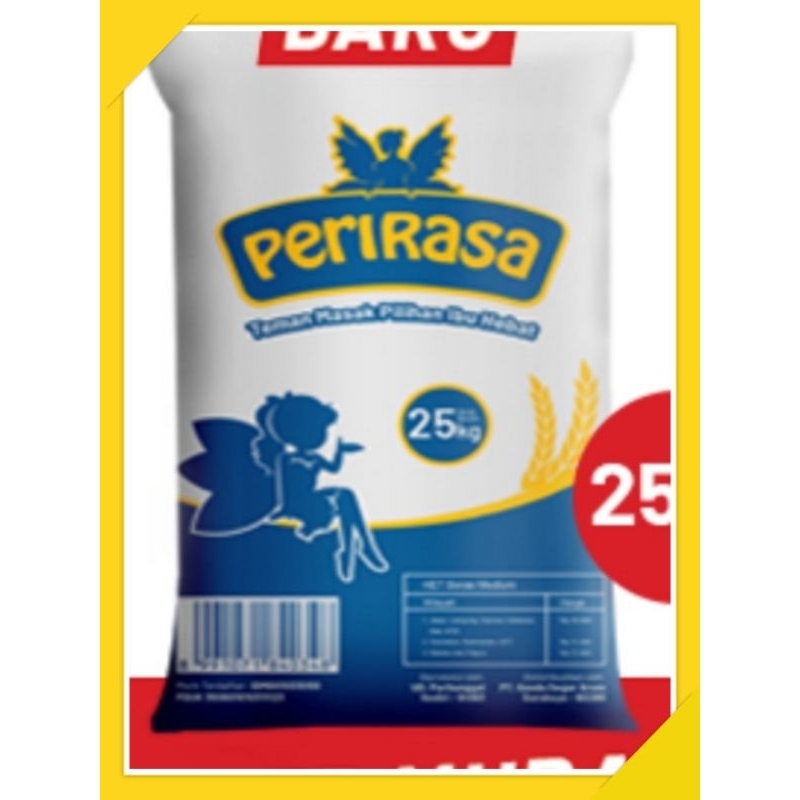 

BERAS MEDIUM CAP PERIRASA KEMASAN 25KG