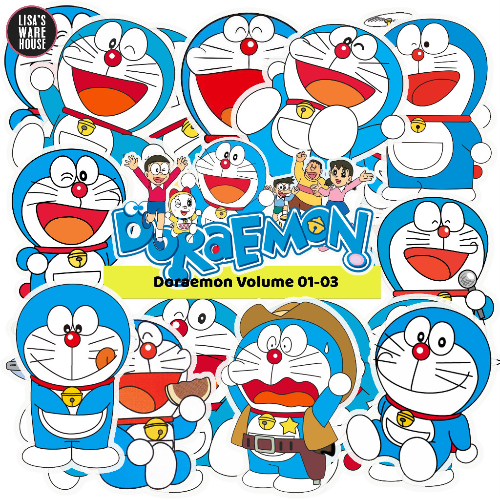 

Sticker Doraemon Volume 01-03