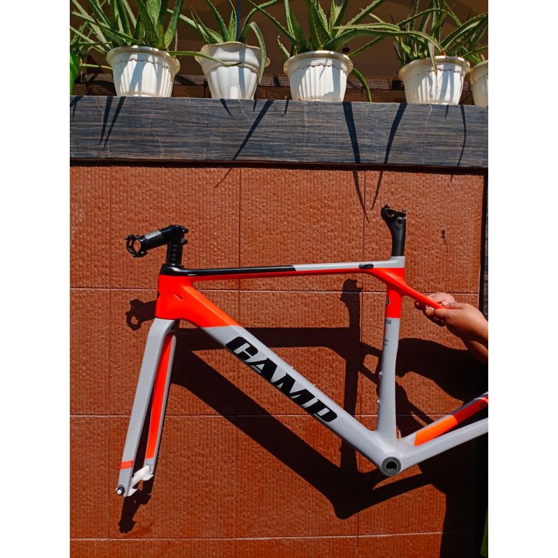 frameset Roadbike camp azzura carbon size 46