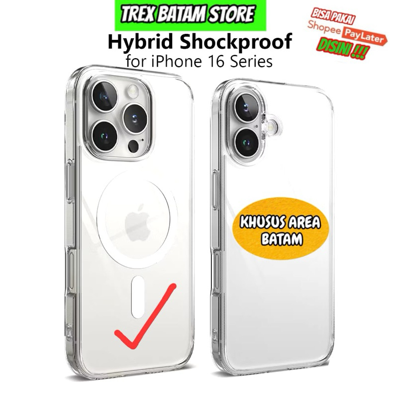 CASE MAGNETIC IPHONE 16 16 PRO PLUS 16 PRO MAX PREMIUM SHOCKPROOF GUARD [ BATAM ]
