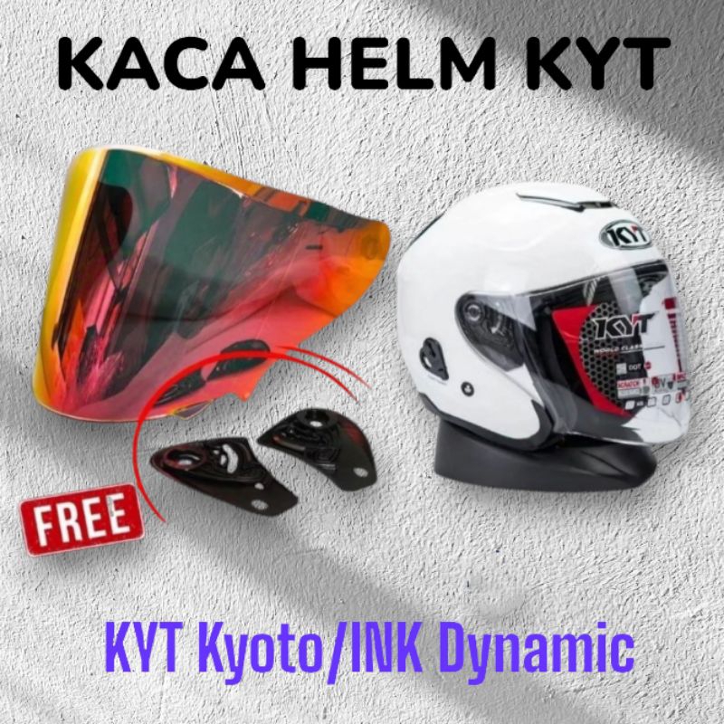 Visor Helm Kaca KYT Kyoto Kaca Helm Kyt kyoto KBS Kyoto Kaca + Rachet