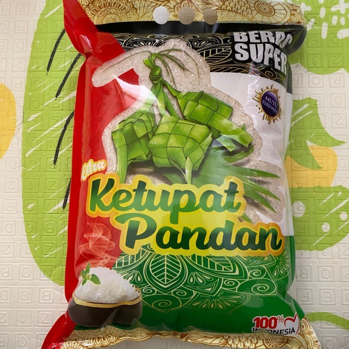 

Beras Kemasan 5kg cap ketupat pandan premium Bandung