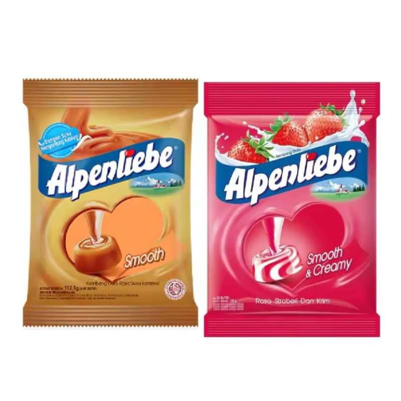

Alpenliebe Permen Susu 1 pack - Karamel Strawberry