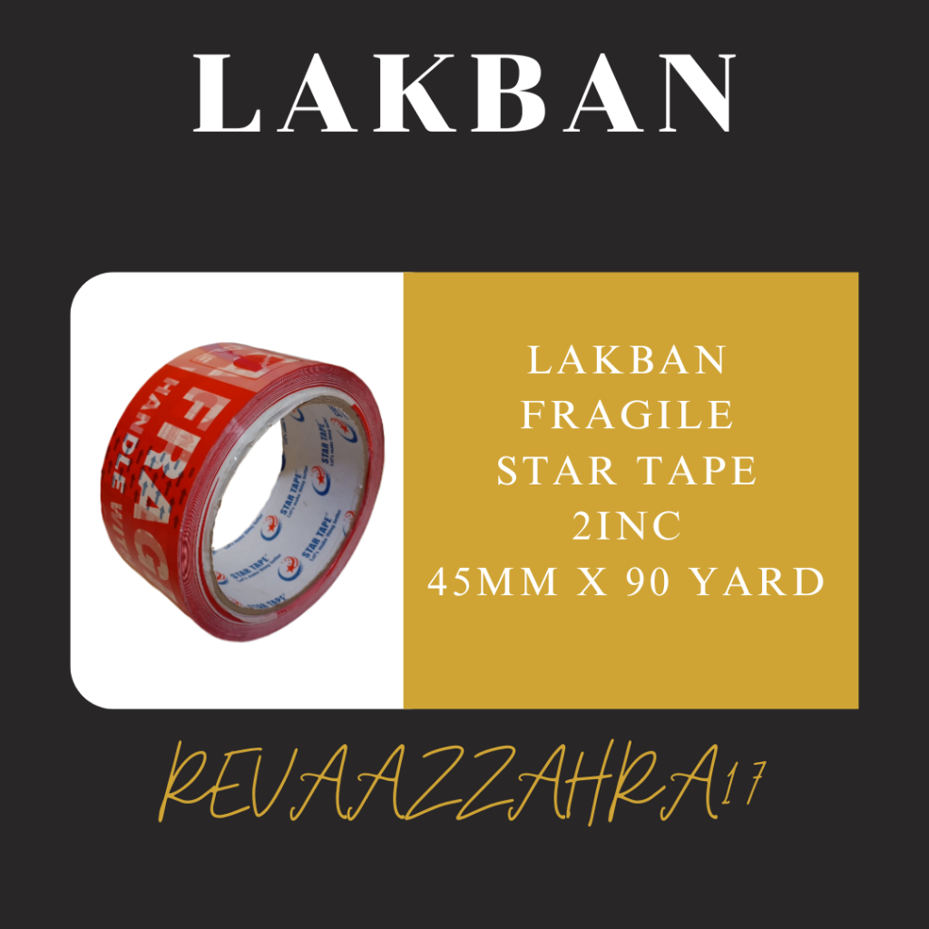 

Fragile startape 45mm x yard 90