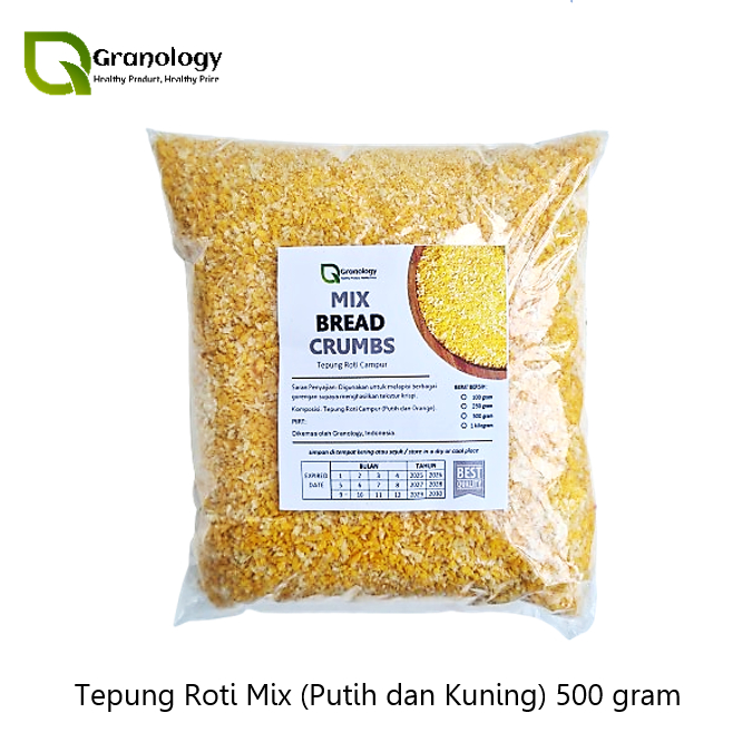 

Tepung Roti Panir Mix / Breadcrumb Mix (500 gram) by Granology