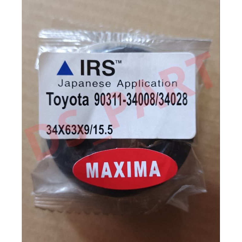 OIL SEAL CV JOINT LH SIL KOHL KIRI COROLLA TWINCAM GREAT