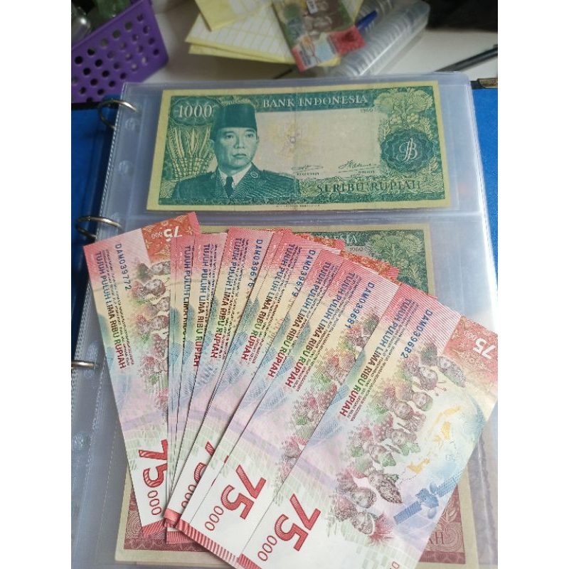 UPK RI 75000 kondisi UNC
