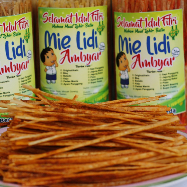 

Mie Lidi GEPENG 200gr/mielidi/miegepeng/milidimurah /Jajanan/mielidienak /lidian/mielidigurih/lidian