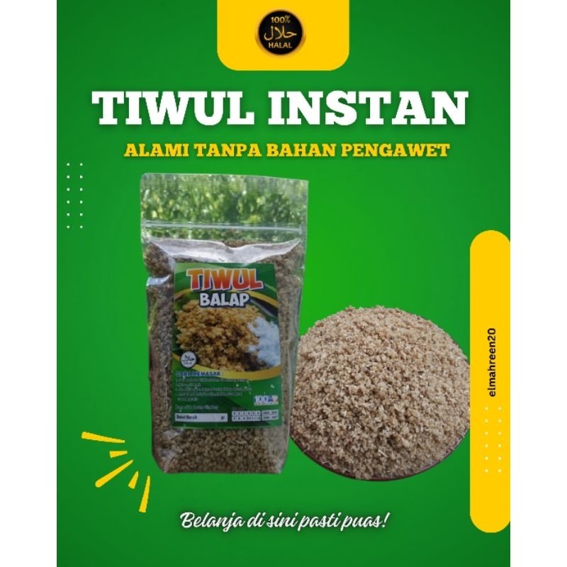 

400 gram TIWUL SINGKONG INSTAN ORGANIK (rendah gula dan kalori)