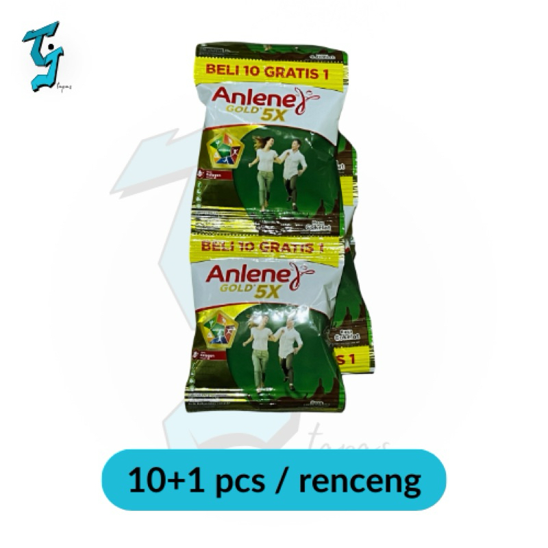 

ANLENE GOLD 5x Rasa Cokelat Renceng I 10+1sachet/ renceng