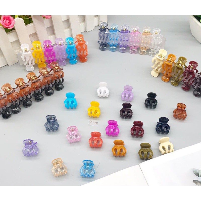 Jedai Mini 3,5 cm Warna, Jedai Rambut Viral