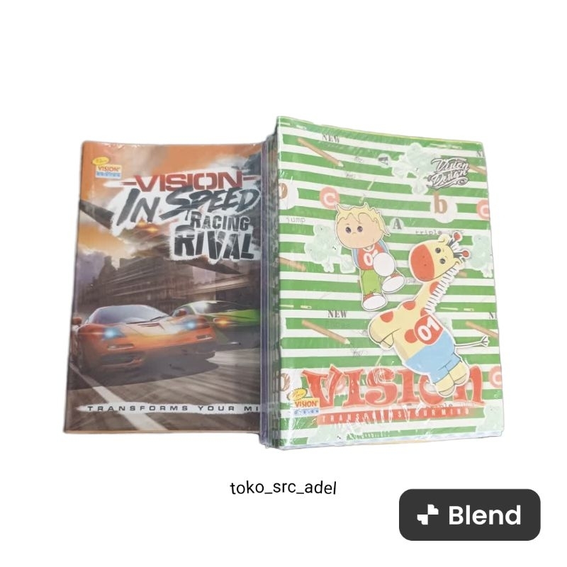 

Buku Tulis VISION isi 10 buku 38 lembar