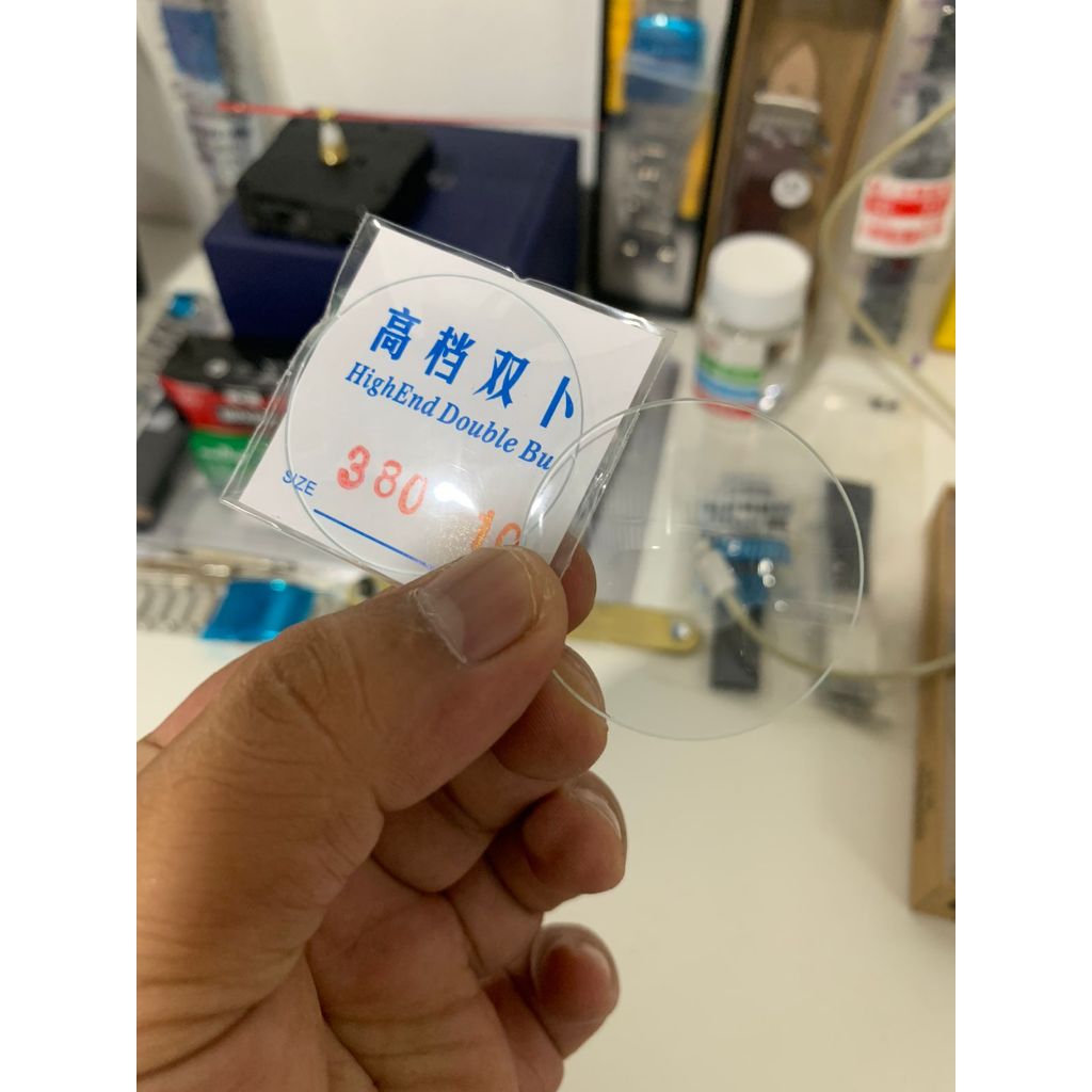 KACA MINERAL JAM TANGAN CEMBUNG DOOM TEBAL 1MM