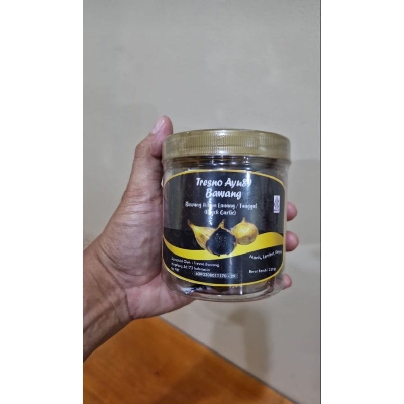 

BLACK GARLIC/BAWANG LANANG HITAM/BAWANG AJAIB Berat 220gram