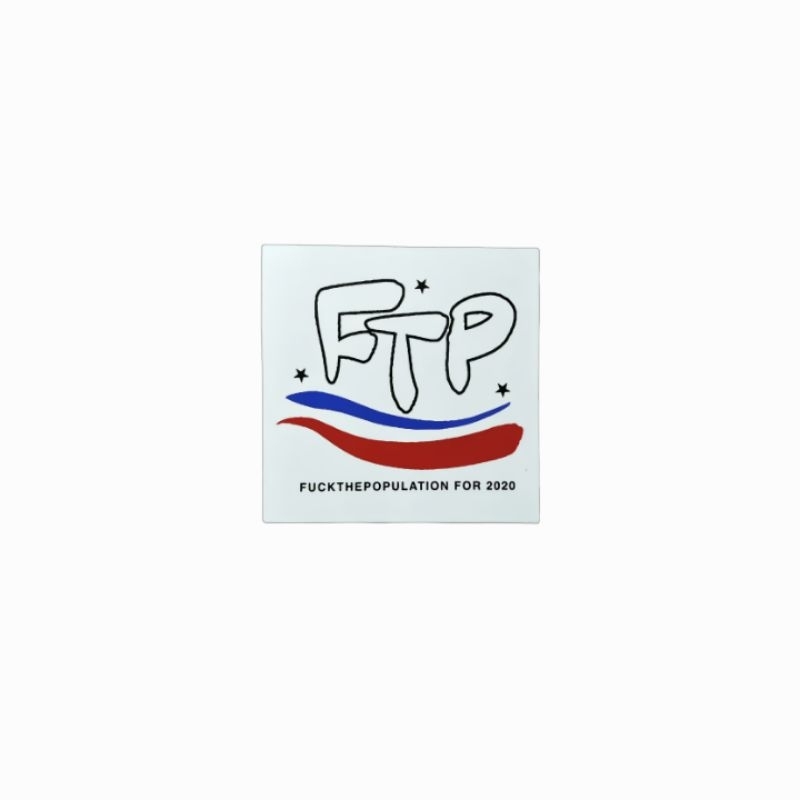 

sticker F*ck The Population FTP archive for 2020 stiker brand streetwear clothing
