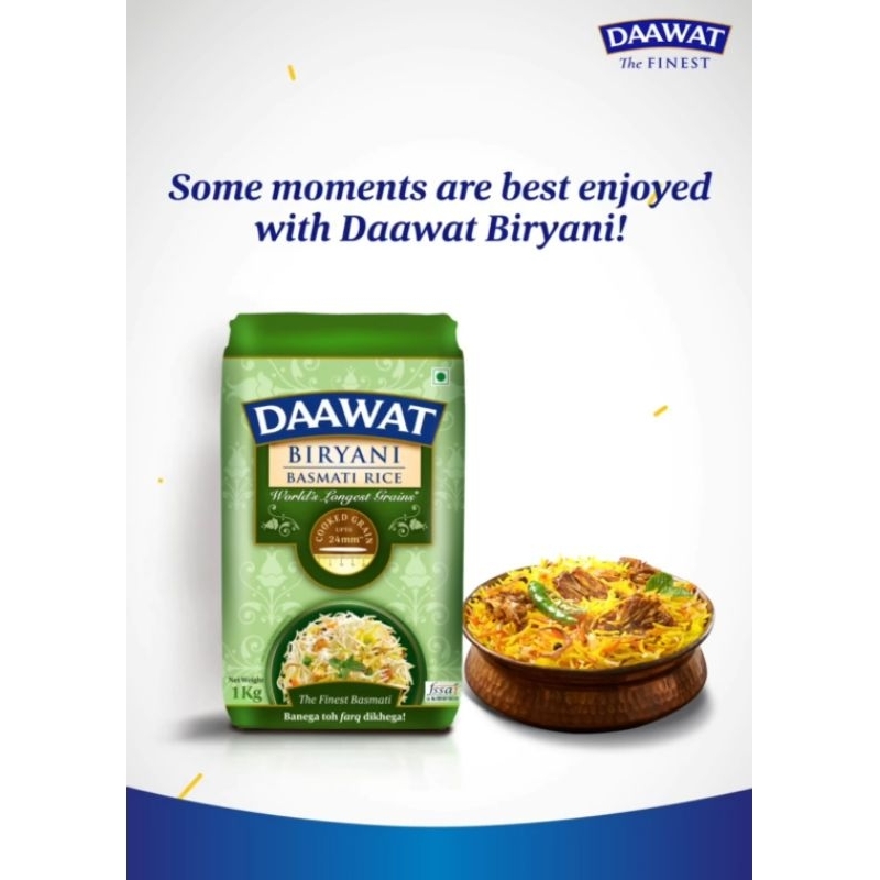 

Daawat Basmati Biryani 5kg