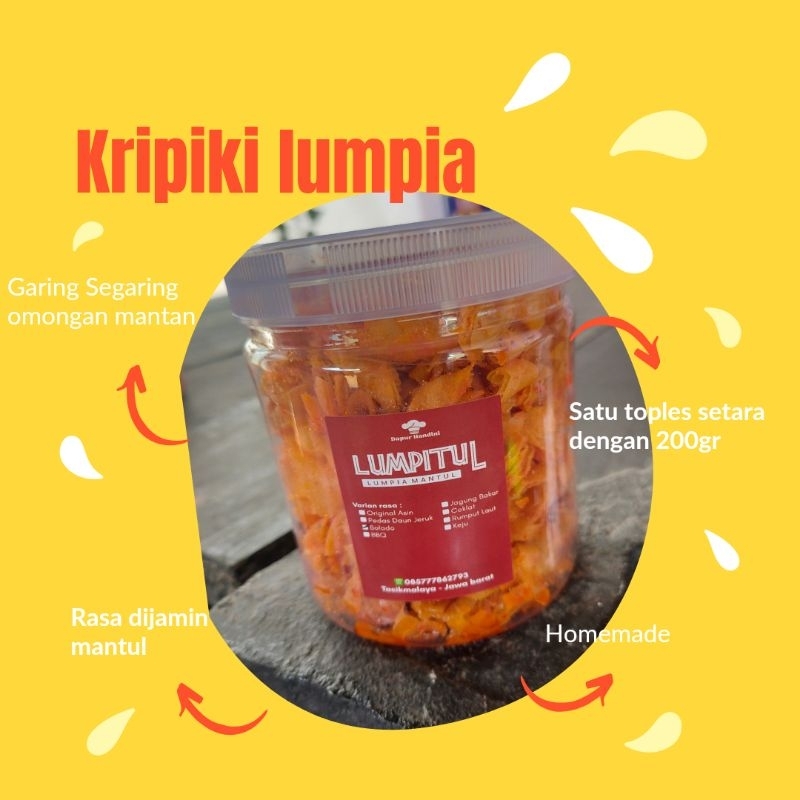 

Keripik Lumpia Goreng/Keripik Kulit Lumpia