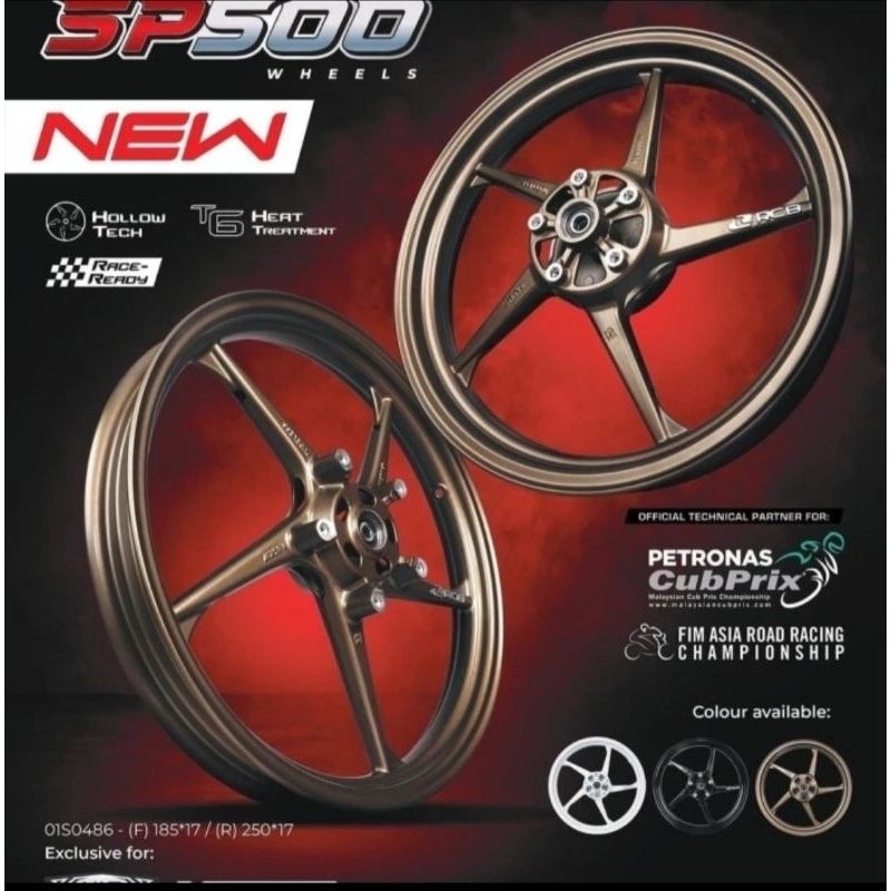 VELG RACING RCB SP500 YAMAHA JUPITER MX KING UK 185 × 215 / 17 TERBARU TERLARIS TERMURAH ORIGINAL