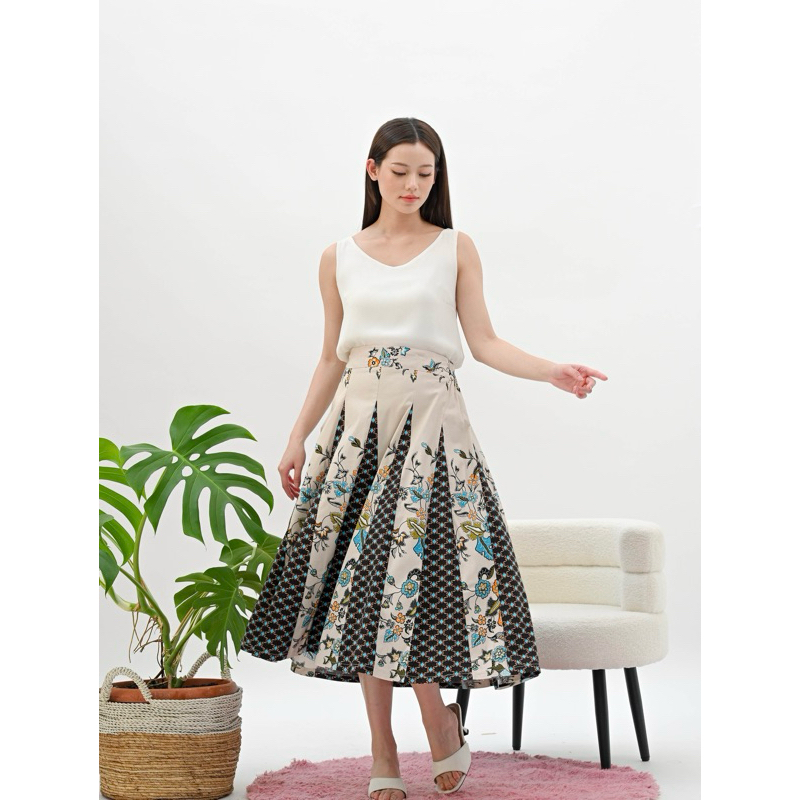Rok Midi Batik Modern - Rok payung - 291AZ