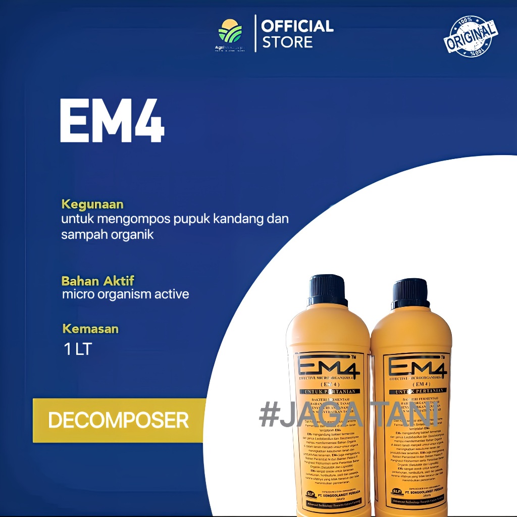 EM4 untuk pertanian (fermentasi)