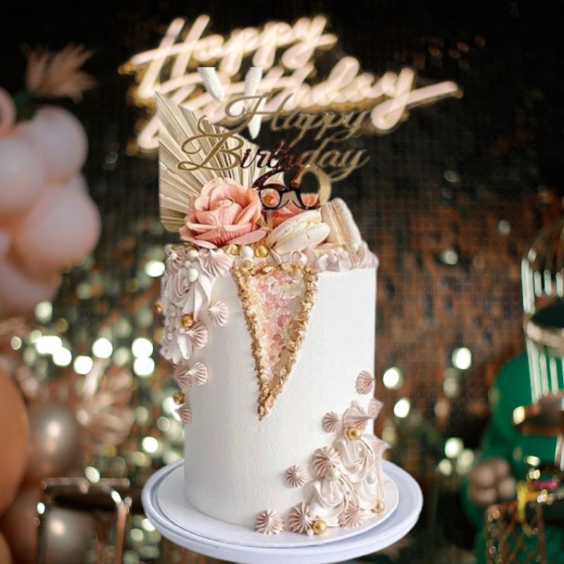 

geode cake //cristal cake//cake mewah /