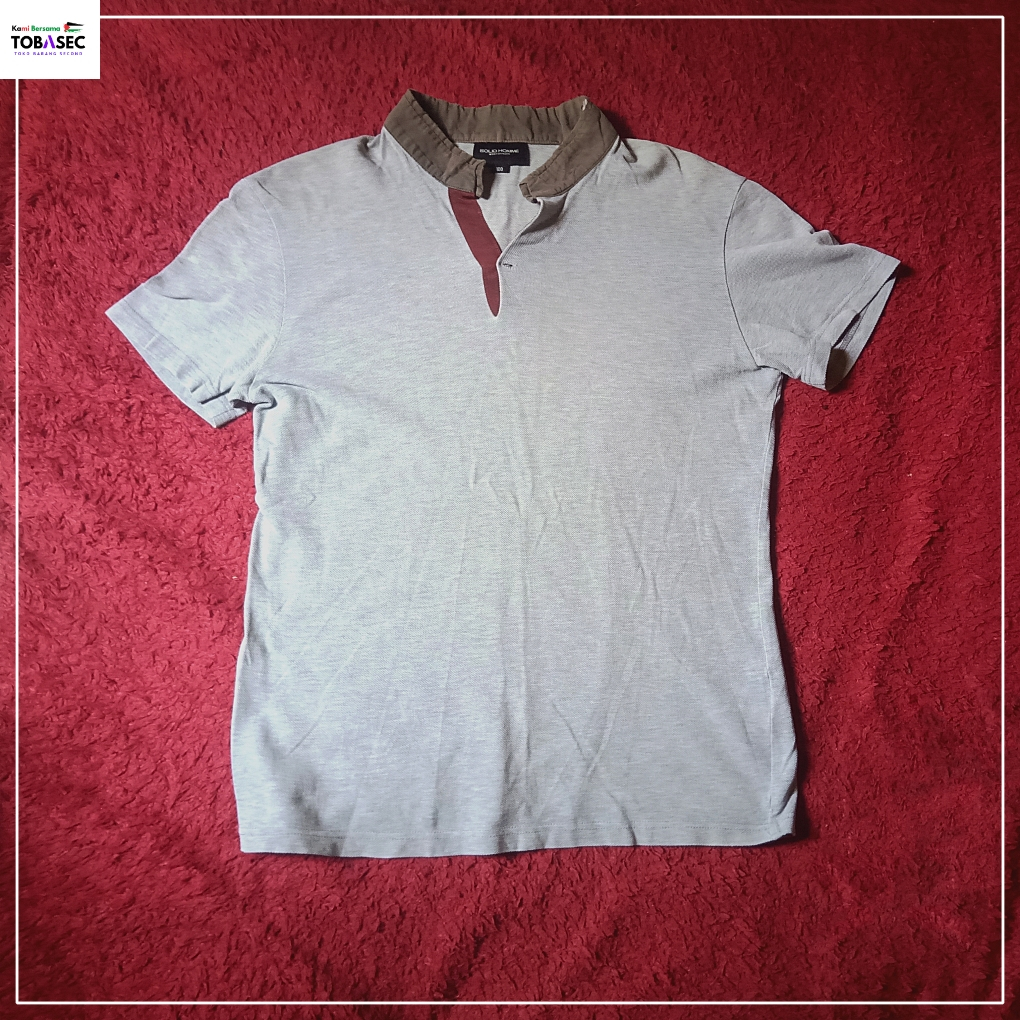 Kaos Baju Tshirt casual Katun Solid Homme korea M