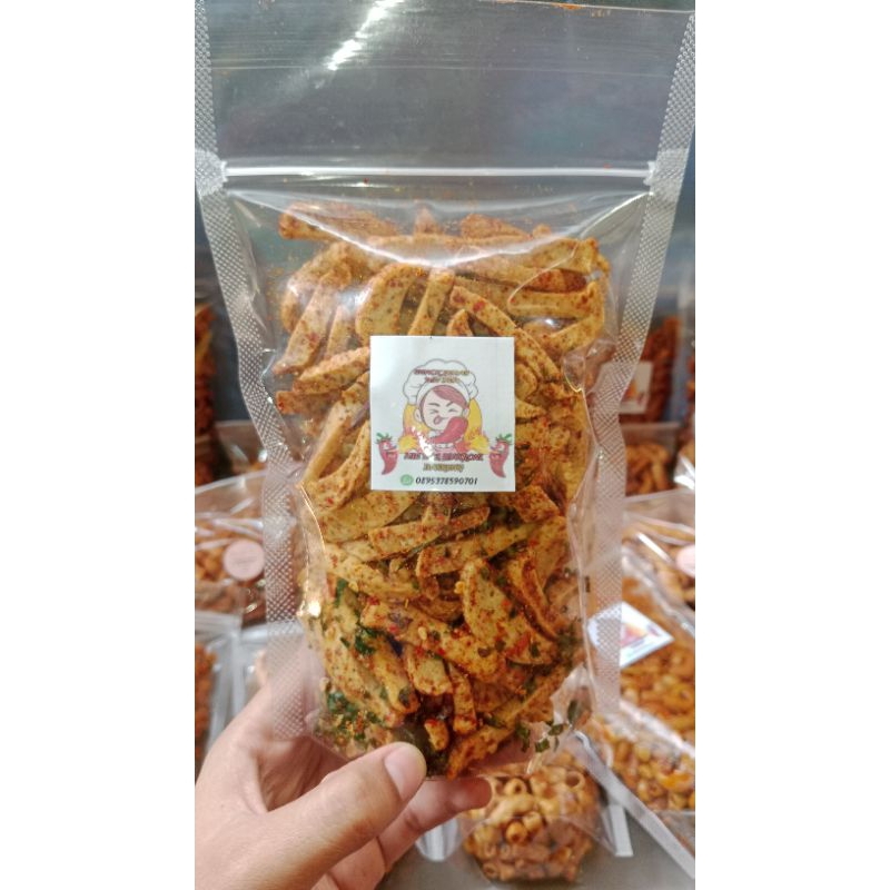 

Basreng pedas gurih daun jeruk 125gram