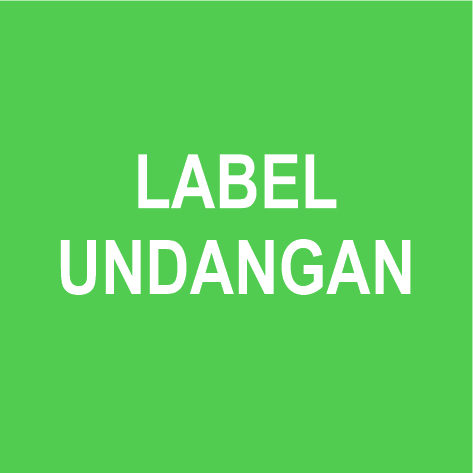

LABEL UNDANGAN POLOS + CETAK // HARGA PER PACK ISI 120 Pcs