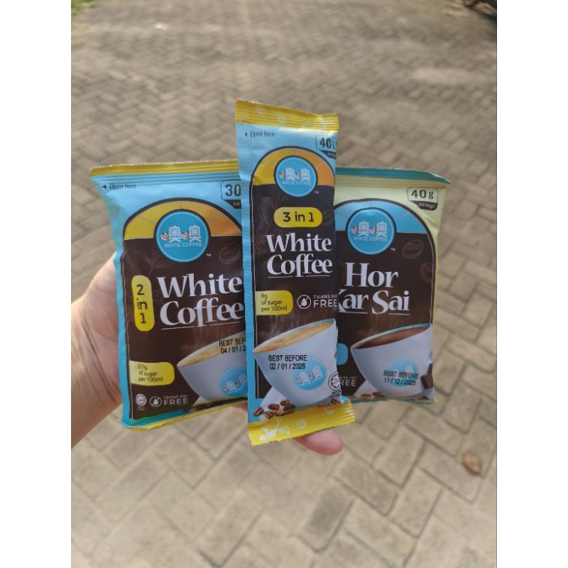 

white coffee trans fat free