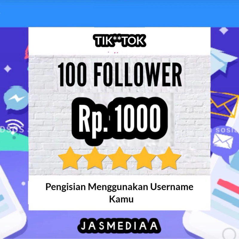 Follower Tik**Tok Real Murah