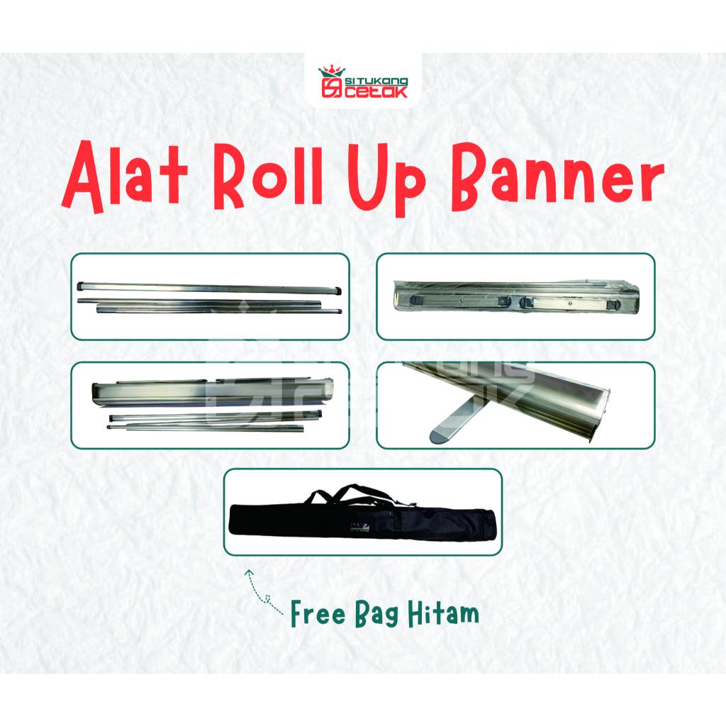 Roll Up Banner Ukuran 80 x 200 M