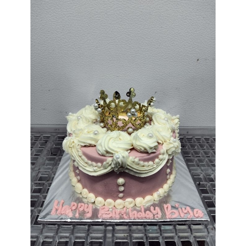 

kue ulang tahun crown /mahkota 12cm