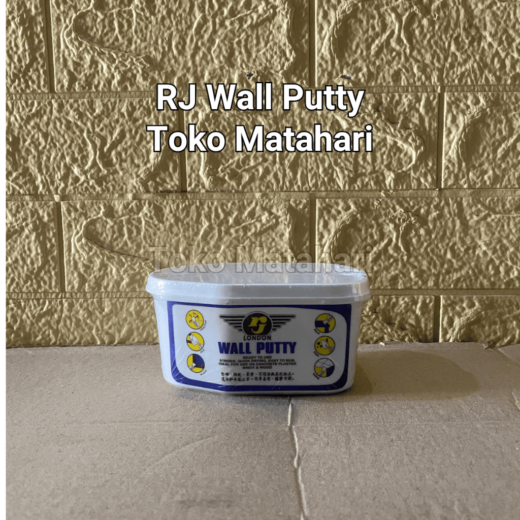 Dempul RJ London Wall Putty Plamir Dinding 0.5 kg