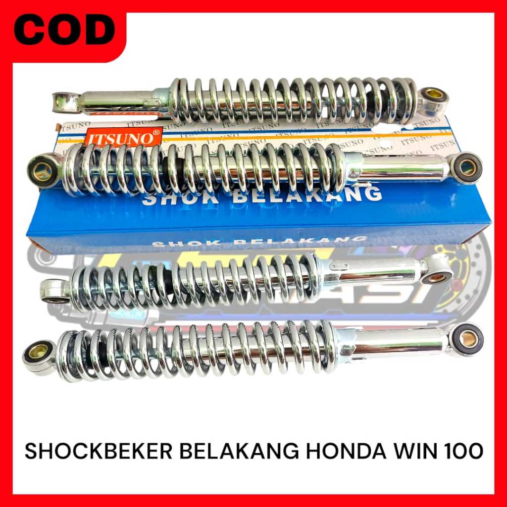 SHOCKBREAKER SHOCK SEKOK BELAKANG HONDA WIN 100 CROM UKURAN 360MM