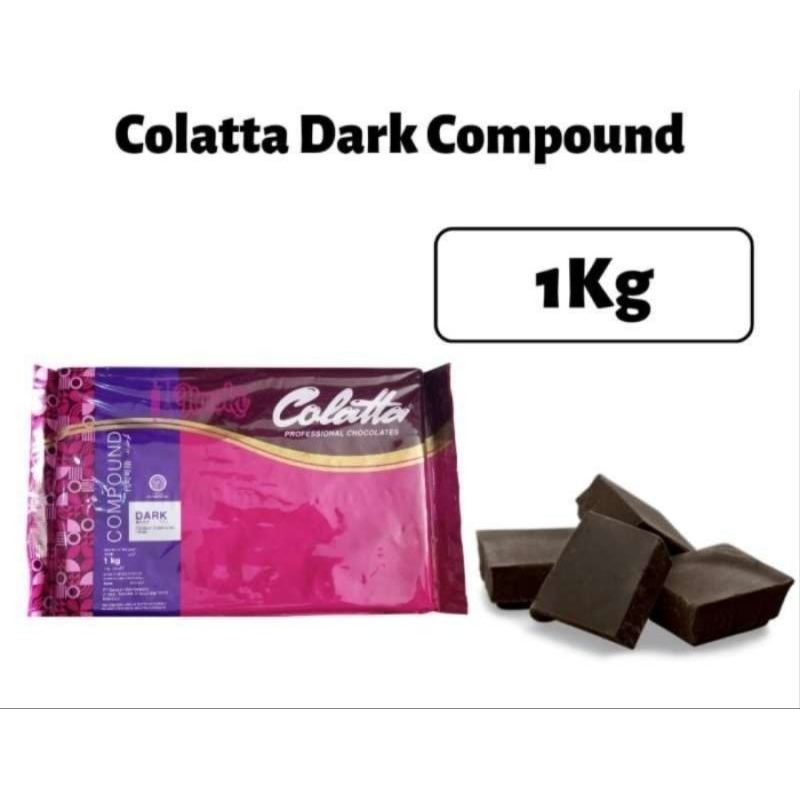 

COKELAT BATANG / COLATTA DARK CHOCOLATE COMPOUND 1KG / COLATTA DARK COMPOUND 1KG /coklat blok/ block