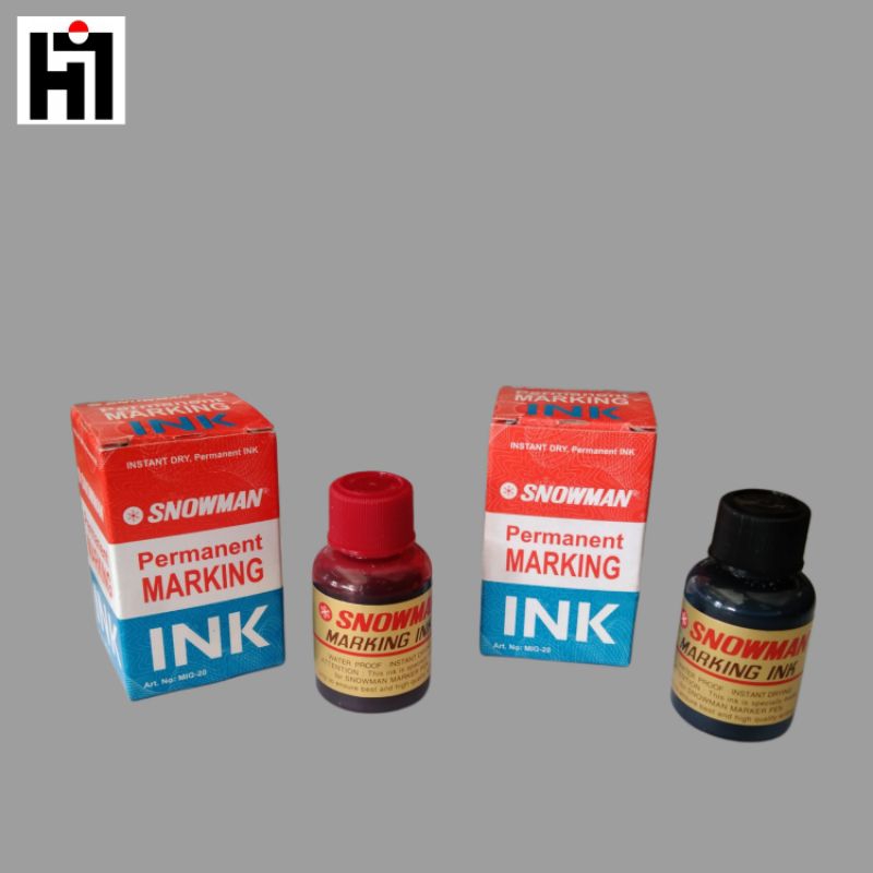 

REFILL TINTA SPIDOL SNOWMAN PERMANENT MARKER G-12 / Isi Ulang tinta Snowman Permanent MIG-20 (1pcs)