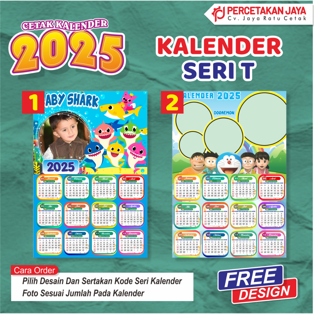 

KALENDER 2025 1 HARI JADI KARAKTER SERI T CUSTOM FOTO 01-15