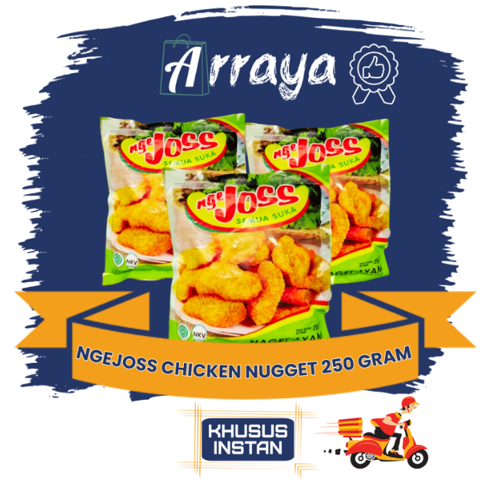 

NGEJOSS CHICKEN NUGGET 250 GRAM
