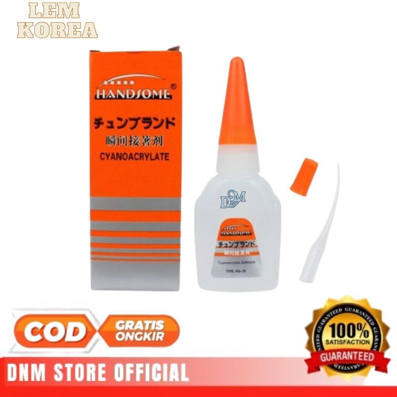 

(DNM) LEM KOREA HANDSOME SERBAGUNA - LEM PEREKAT SUPER KUALITAS TERBAIK