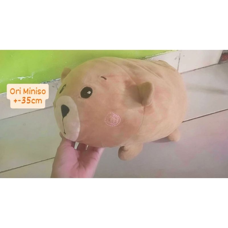 Boneka Beruang Lucu ORI Miniso