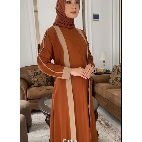 Gamis Matt Rosecrepe by Ades Collection