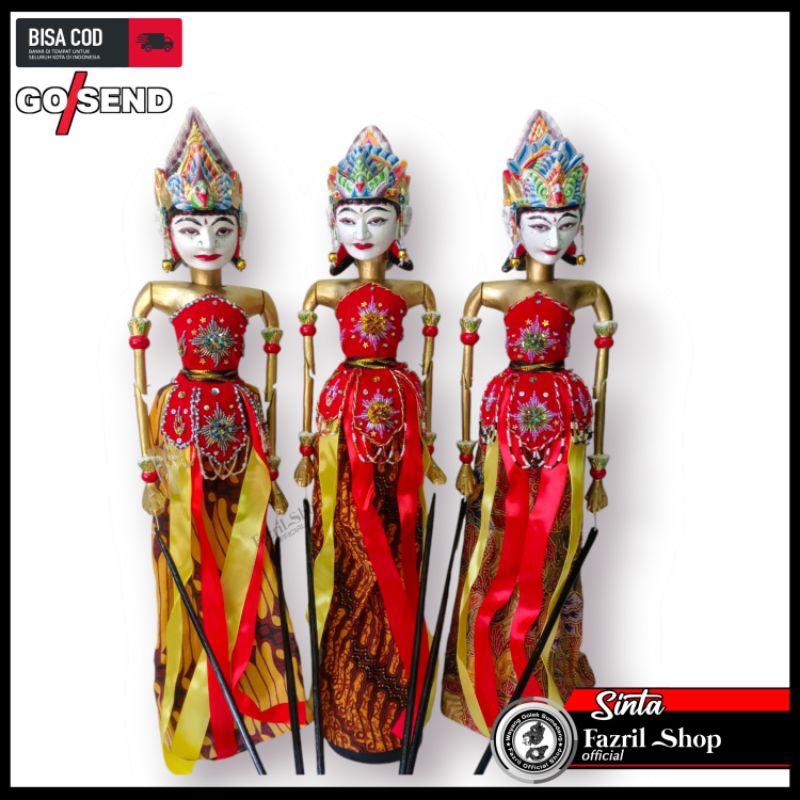Wayang Golek Sinta istri Rama 57 CM kualitas Premium full Ukiran