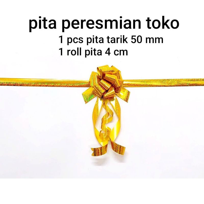 

pita peresmian toko grand opening ribbon