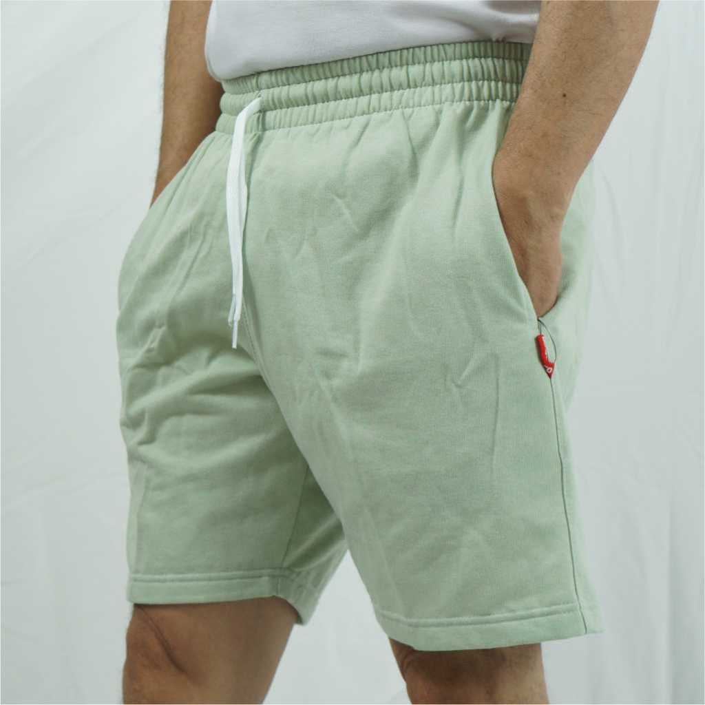 Rifle.co | Celana pendek pria wanita | boardshort hijau mint | sweatpants | Boxer |celana pendek sag