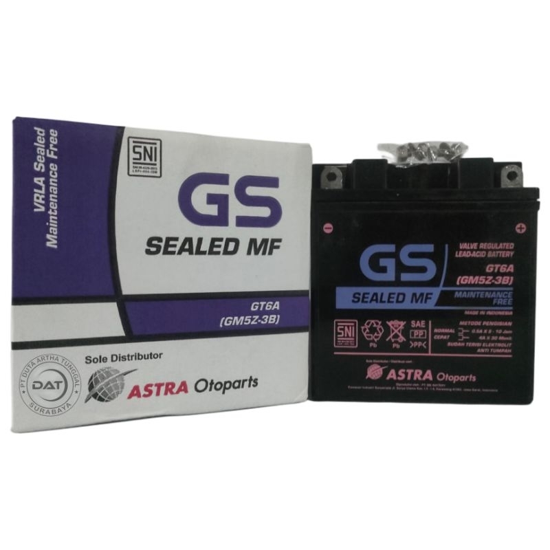 AKI GS ASTRA GM5Z-3B (BASAH) ORIGINAL