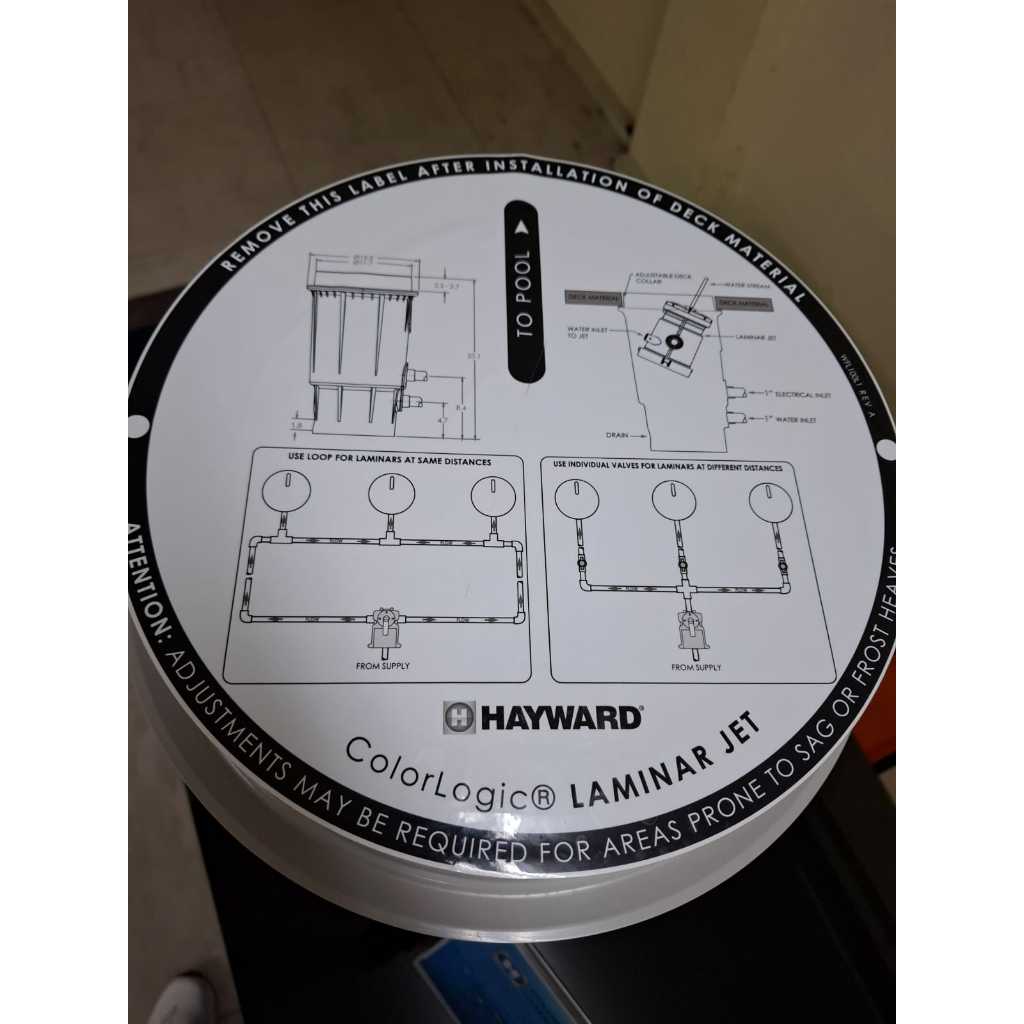 Laminar Light Merk  HAYWARD