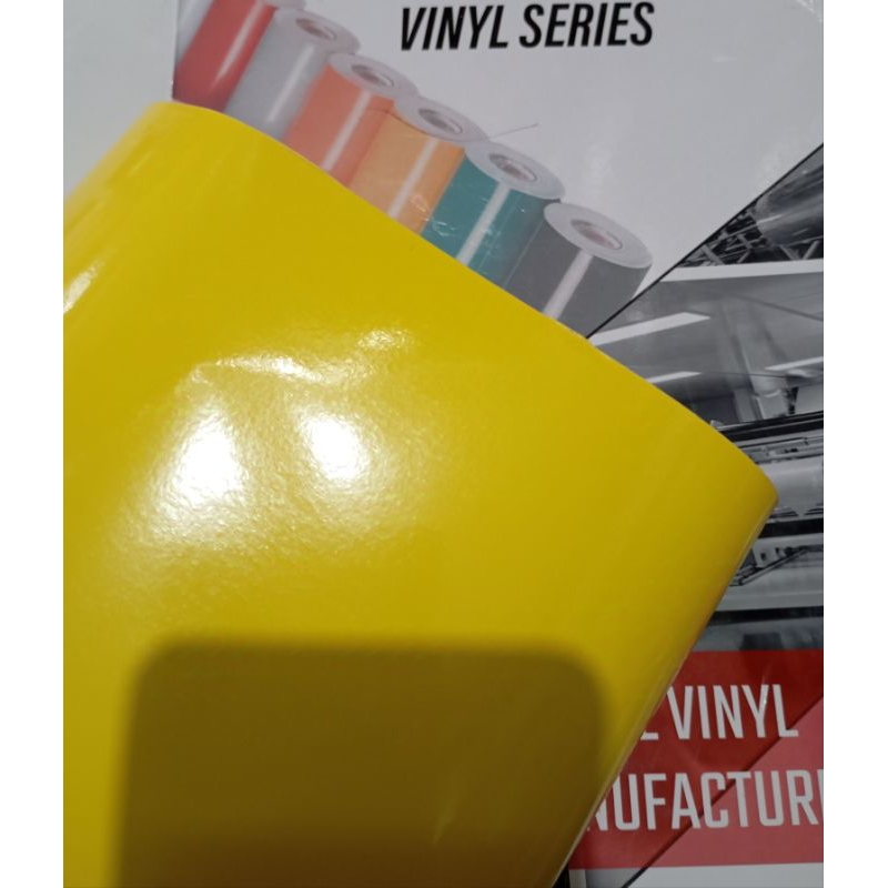 

Stiker vinyl bidang 45cm (glossy lemon yellow)