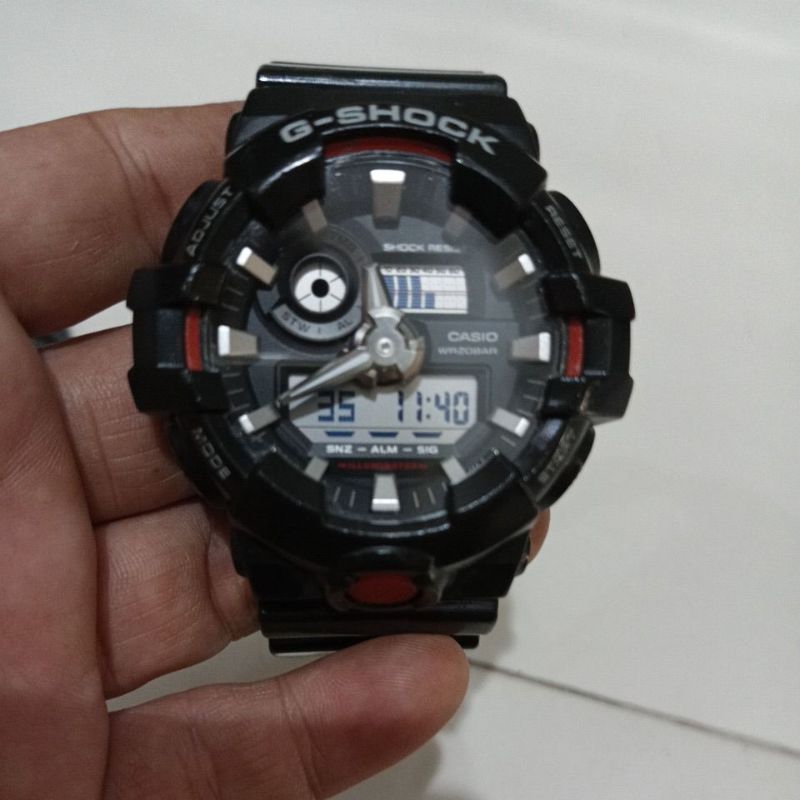 jam casio g-shock GA-700 ORI full second